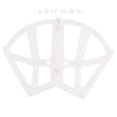 thumbnail image 1 of Home Plastic Hollowed Two Layers Shoe Cabinet Shelf Rack Holder Hinges Accessory (White), 1 of 6
