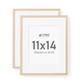 thumbnail image 1 of Marco de fotos TONES FRAME DESIGN 11 x 14 de madera natural con tapete de 8 x 10, 1 of 9