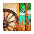thumbnail image 4 of "Fauvist Wagon Wheel" - Canvas, 4 of 25
