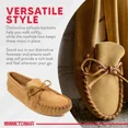 thumbnail image 6 of Minnetonka Men's Leather Laced Softsole Moccasin ,Tan,6.5 M US, 6 of 6