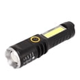 thumbnail image 1 of Linterna Telescópica, Linternas Antorcha COB Lámpara Lateral TIPO C Carga IPX4 Impermeable Negro Con Cable De Datos Para Emergencia, 1 of 7
