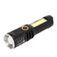 thumbnail image 1 of Linterna Telescópica, Linternas Antorcha COB Lámpara Lateral TIPO C Carga IPX4 Impermeable Negro Con Cable De Datos Para Emergencia, 1 of 7