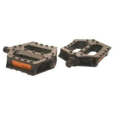 Sti Pedal Set - Big Roc Tools 57PTU909B Nylon Pedal Set - Black, 100 x 105 mm, 2 x 9 in.