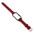 thumbnail image 4 of Watch Band Strap with Case Replacement Silicone Wristbands Band Watch Accessory for Oppo Free Wine Red, 4 of 14