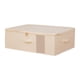 thumbnail image 2 of debajo de la caja de almacenamiento de la caja de ropa Organizador de juguetes Garnizador práctico contenedor de almacenamiento plegado con contenedor Beige, 2 of 8