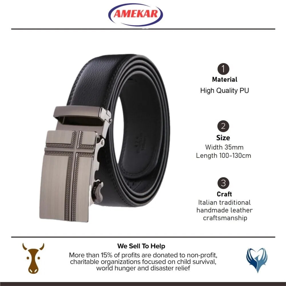 Ceinture pour Homme Nouvelle Ceinture de Créateur en Métal de Luxe