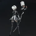 thumbnail image 4 of Bandai-figura de acción Original S.H.Figuarts SHF Nier:Automata 2B, modelo de estatua de colección, juguete de regalo para niños103, 4 of 5