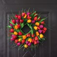 thumbnail image 6 of NUOLUX Door Wreaths Wreath Spring Front Outdoor Summer Decorations Decorative Artificial Floral Country Outside Seasonal, 6 of 6