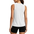 thumbnail image 3 of NELEUS Womens Plus Size Workout Tops for Casual Athletic Running Gym V Neck Loose Fit Yoga Shirts Summer Tees,White,US Size 2XL, 3 of 9