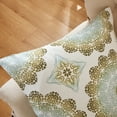 thumbnail image 2 of Home Soft Things Delia Printed 2 Piece Throw Pillow Cover Set - 20" x 20" - Olive Branch, 2 of 3