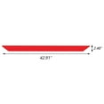 thumbnail image 3 of Xotic Tech Red Vinyl Rear Bumper Lower Lip Molding Trim Sticker Decal for Honda Accord 2018 2019, 3 of 7