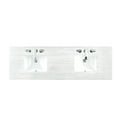 thumbnail image 2 of James Martin Vanities 312-V72-3Af Silverlake 72" Wall Mounted Double Basin Wood Vanity Set, 2 of 7