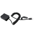 thumbnail image 1 of Ccdes Dummy Battery Pack Coupler Adapter,Dummy Battery With Flexible Spring Cable,Type C DMW‑DCC8 Full Decoded Dummy Battery Pack Coupler Adapter With Flexible Spring Cable For G5 Camera, 1 of 8