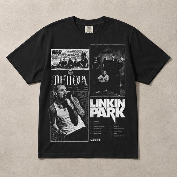 Linkin P@rk Meteora Era Vintage Bootleg T-Shirt, Chester Bennington Tribute Graphic Tee