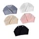 thumbnail image 2 of 5pcs mujer color puro triángulo transpirable pantalones (negro, blanco, rosa, gris claro), 2 of 5