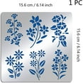 thumbnail image 2 of Spring Flower Metal Stencils Floral Vine Templates for Wall Canvas Painting and Bullet Journaling Crafts, 2 of 9