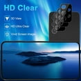 thumbnail image 4 of [3+3 Pack] Glass Screen Protector for Samsung Galaxy A13 with Camera Lens Protector, 3D Curved, 6.5 inch 9H Tempered Glass for Galaxy A13 Glass Screen Protector, 4 of 6