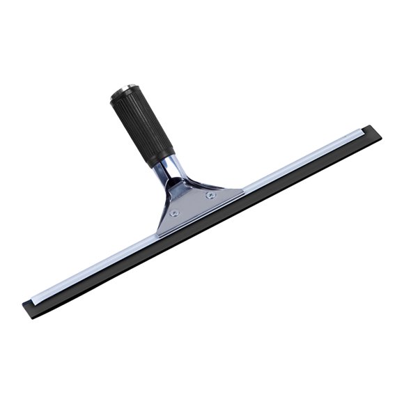 Yeacher Extendable Stainless Steel Squeegee with Non-Slip 17.8in Silicone Blade For Shower Doors Windows Mirrors Windshields (No Poles)