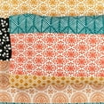 thumbnail image 6 of Lush Decor Bohemian Stripe Soft Sheet Set Turquoise/Orange 6Pc King, 6 of 7