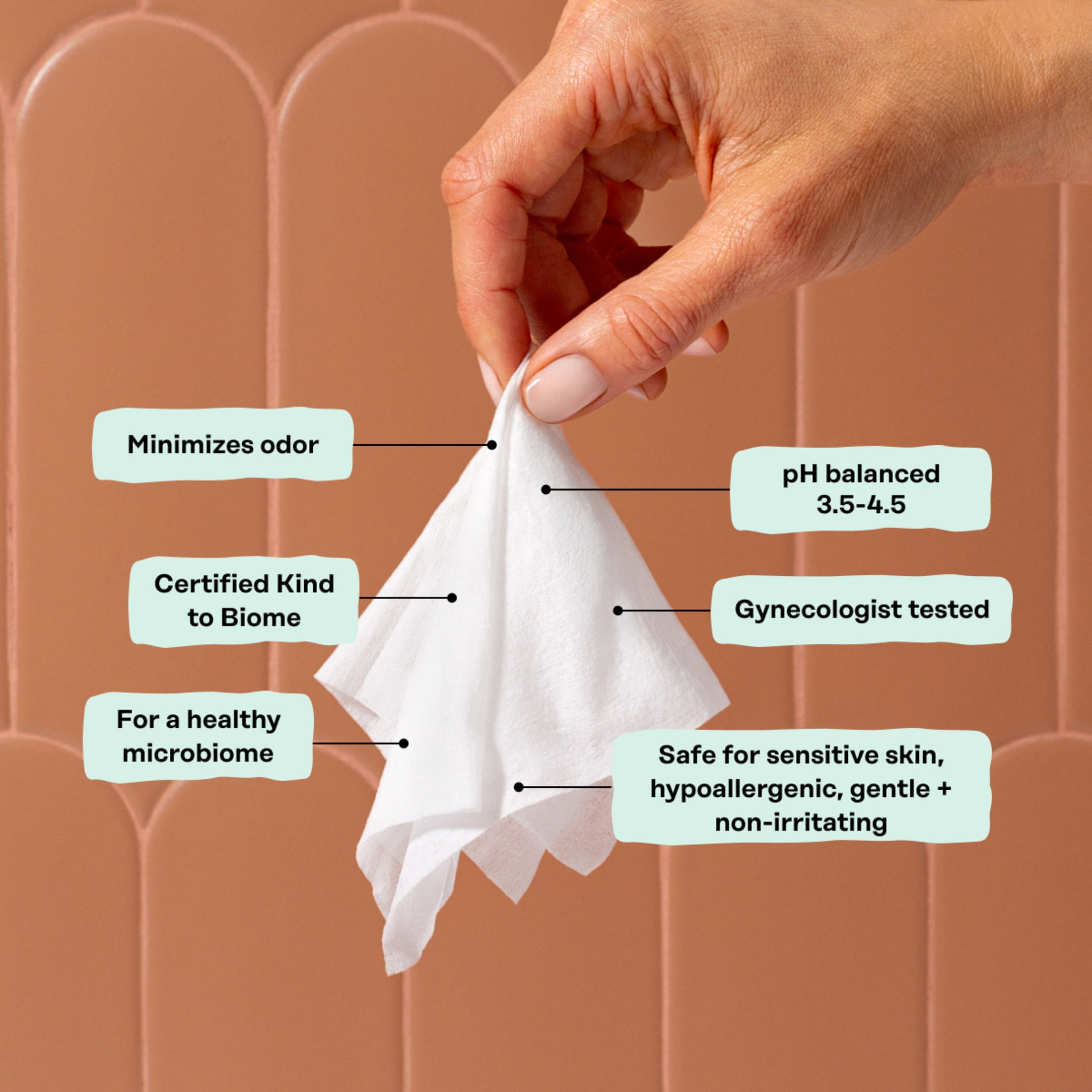 Honey Pot Intimate Wipes - Prebiotic, 30 Count