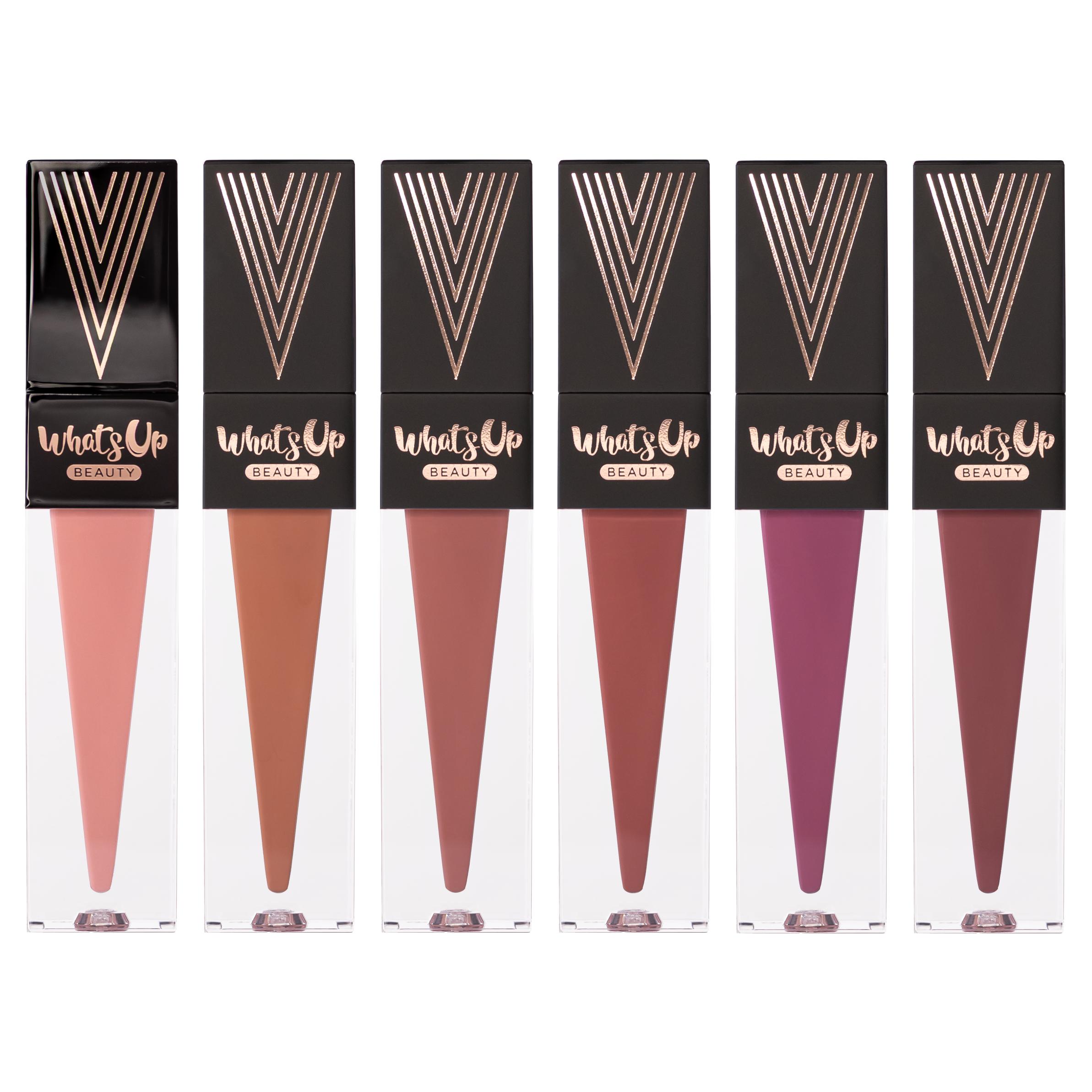 Whats Up Beauty - sophistiCOLLECTION (5 Ultra Matte Liquid Lipsticks + 1 Glossy Lip Balm & Lip Mask)