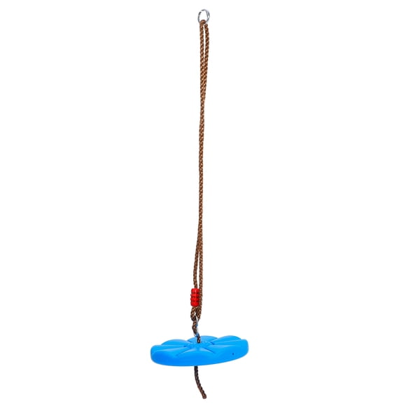 BRIGHTFUFU 1 Juego de disco de columpio para árbol, columpio colgante para exteriores, columpio decorativo para patio trasero, columpio de plástico para patio de juegos