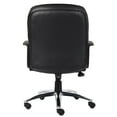 thumbnail image 2 of Boss Office Products Mid Back LeatherPlus Chair with Casters in Black, 2 of 4