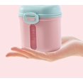 thumbnail image 3 of Dispensador de fórmula, caja portátil de almacenamiento de alimentos para bebés, sin Bpa, contenedor de cereales C, leche en polvo, nueces, refrigerios para niños pequeños, dispensador portátil. (ros, 3 of 5