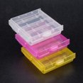 thumbnail image 3 of Unique Bargains 3 Pcs Portable Battery Storage Box Protective Compartment for AAA/AA Batteries, 3 of 4