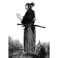 thumbnail image 3 of Póster de arte de guerrero Bushido Vagabond de Miyamoto Musashi, manga de anime japonés vintage, pintura en lienzo, impresiones de pared, imagen para decoración del hogar, 3 of 5