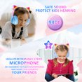 thumbnail image 5 of ABCPOW Kids Headphones with Microphone,Wireless Headset Bluetooth 5.1 Foldable 94dB Safe Volume Stereo Adjustable Headband Earphones Over-Ear Wired Headphones for Girls/Boys/Children/School/Tablet, 5 of 7