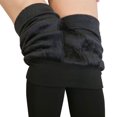 thumbnail image 1 of Jumpingount Leggings térmicos para mujer Manténgase cómoda con estos leggings de cintura alta Leggings térmicos para mujer Colores de piel Prendas para la parte inferior del cuerpo negro talla única, 1 of 6
