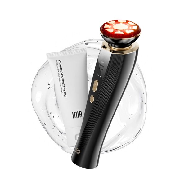Dispositivo facial INIA Microcurrent 3 en 1 para terapia de luz roja