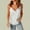 #250320 White, variant on Aloohaidyvio Women's Lace Tank Tops V Neck Soft Casual Camisole Spaghetti Strap Sleeveless Tops