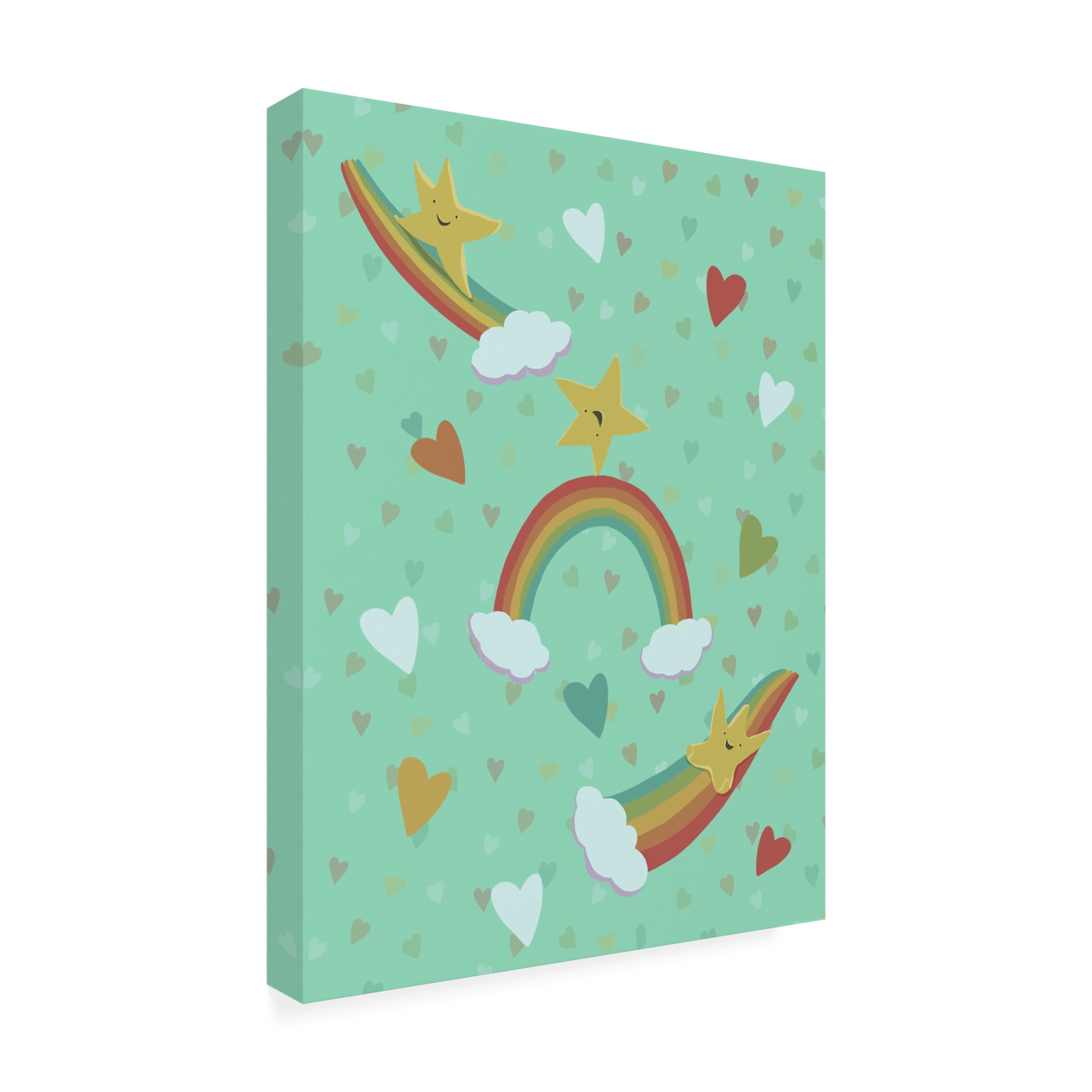 Canvas Wall Art - Christine Rotolo 'Lucky Star' Wall Art for Living Room, Bedroom, or Office Décor by Trademark Fine Art - 24 x 32 Inches