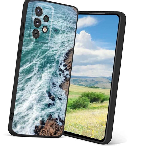 Compatible with Samsung Galaxy A32 5G Phone Case, Waves-6th-Gen-7-2 Case Men Women, Flexible Silicone Shockproof Case for Samsung Galaxy A32 5G
