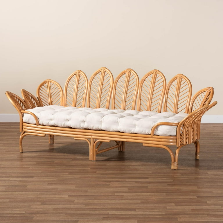 Bali & Pari Loften Open Work Frame Boho Twin Size Daybed Light