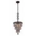 thumbnail image 1 of Elegant Lighting Bastille 12" 3 Light Royal Crystal Pendant Lamp, 1 of 1