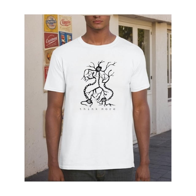 Neuron T shirt, Science Shirt, Men's T-shirt, Nerd Gift, Synapse Graphic Tee, Bamboo Clothing, Organic Cotton, Eco Clothing - Uni-T
