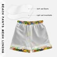thumbnail image 3 of FORMRS Boys Swim Trunks Quick Dry Mesh Lining Beach Boardshorts, Sizes XS-XL, Cartoon Birds Pattern, 3 of 7