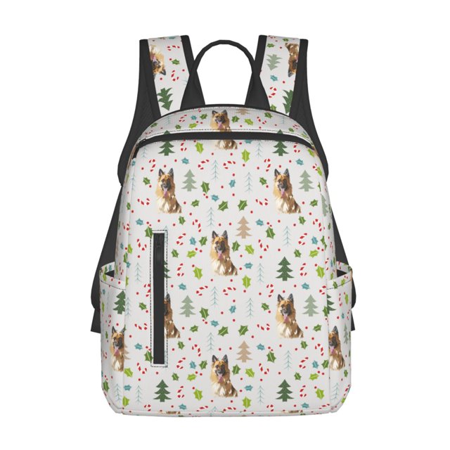 Fotbe German Shepherd Dog Mochila Ligera para Hombres y Mujeres - Duradera y Resistente al Agua, Ideal para Escuela, Trabajo, Viajes y Uso Diario