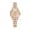 Rose gold, variant on BS New Watch Chain Watch Mid-Ancient Retro Special Interest Light Luxury Small Chain Women's Watch Quartz Watch Fashion