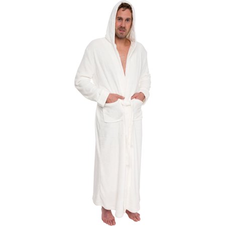 Ross Michaels - Ross Michaels Mens Hooded Full Length Big and Tall Long ...