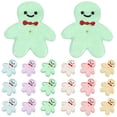 thumbnail image 6 of HONMEET  30Pcs Mini Gingerbread Man Ornaments Glow in Dark Miniature Design, 6 of 8