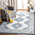 thumbnail image 2 of SAFAVIEH Liberty Briar Oriental Polyester Area Rug, Dark Blue/Ivory, 4' x 6', 2 of 7