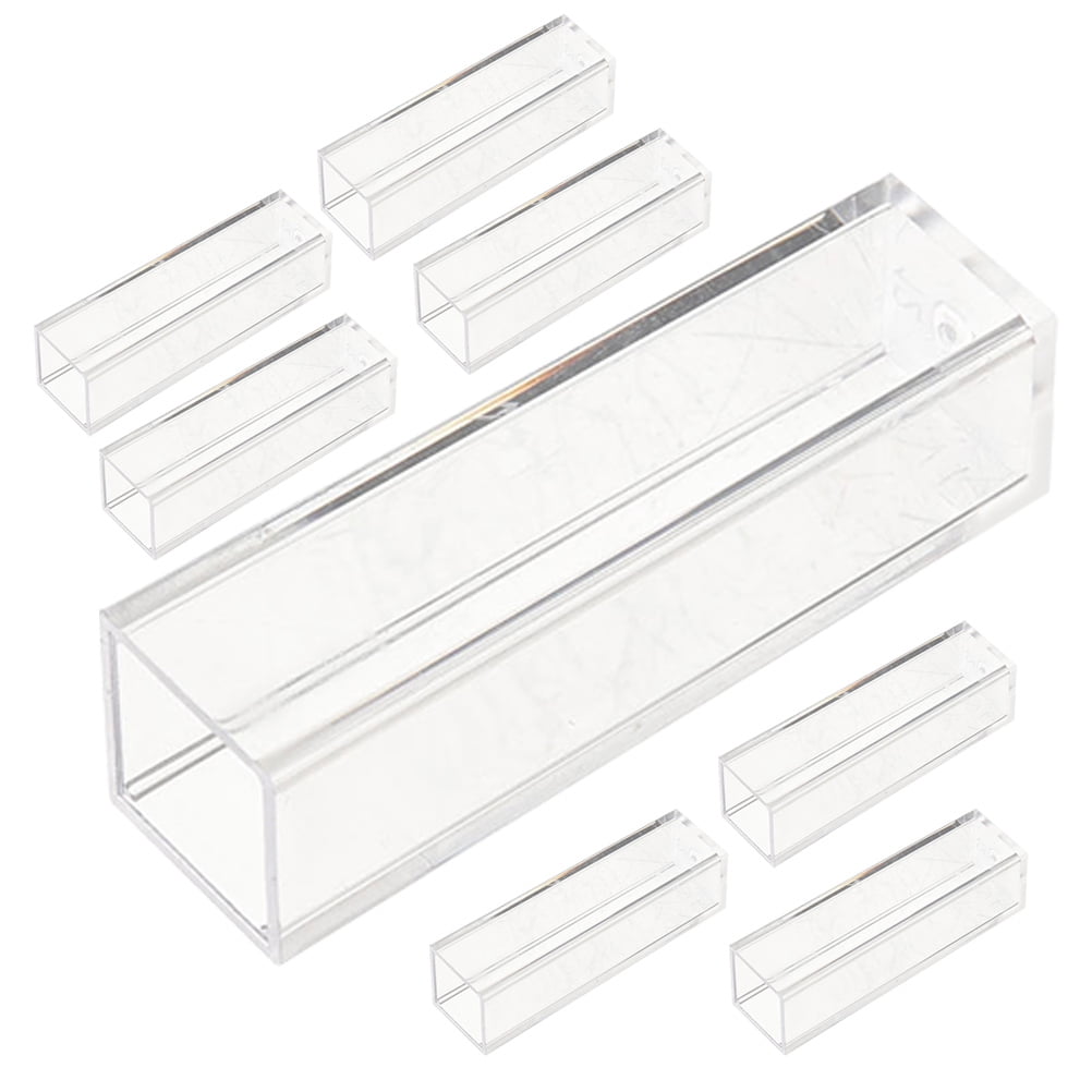 8 pcs Plastic Cuvettes Professional Cuvettes Transparent Cuvettes Mini Cuvettes for Experiment
