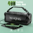 thumbnail image 6 of W-KING Bluetooth Portable Speaker, Black, D8, 6 of 7