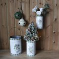 thumbnail image 4 of Set of 3 Christmas Metal Bucket, Christmas Small Metal Pail Decorative, Galvanized Bucket, Flower Bucket, Planter Pots, Tin Buckets Winter Holiday Bucket, Christmas Decorations for Home, 4 of 5