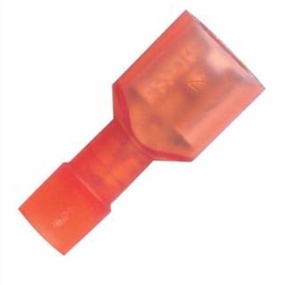 162158-100 - QUICK CONN FEM Rouge 0.250 Po 22-18AWG 6.35X0.8MM FULL INSU. (100 Pcs/pkg)