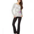 thumbnail image 2 of Aeropostale Womens LIPS Sweatshirt, Grey, Juniors, Medium, 2 of 2